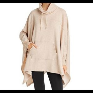 Ugg Charlynne batwing poncho fleece sweatshirt NWT